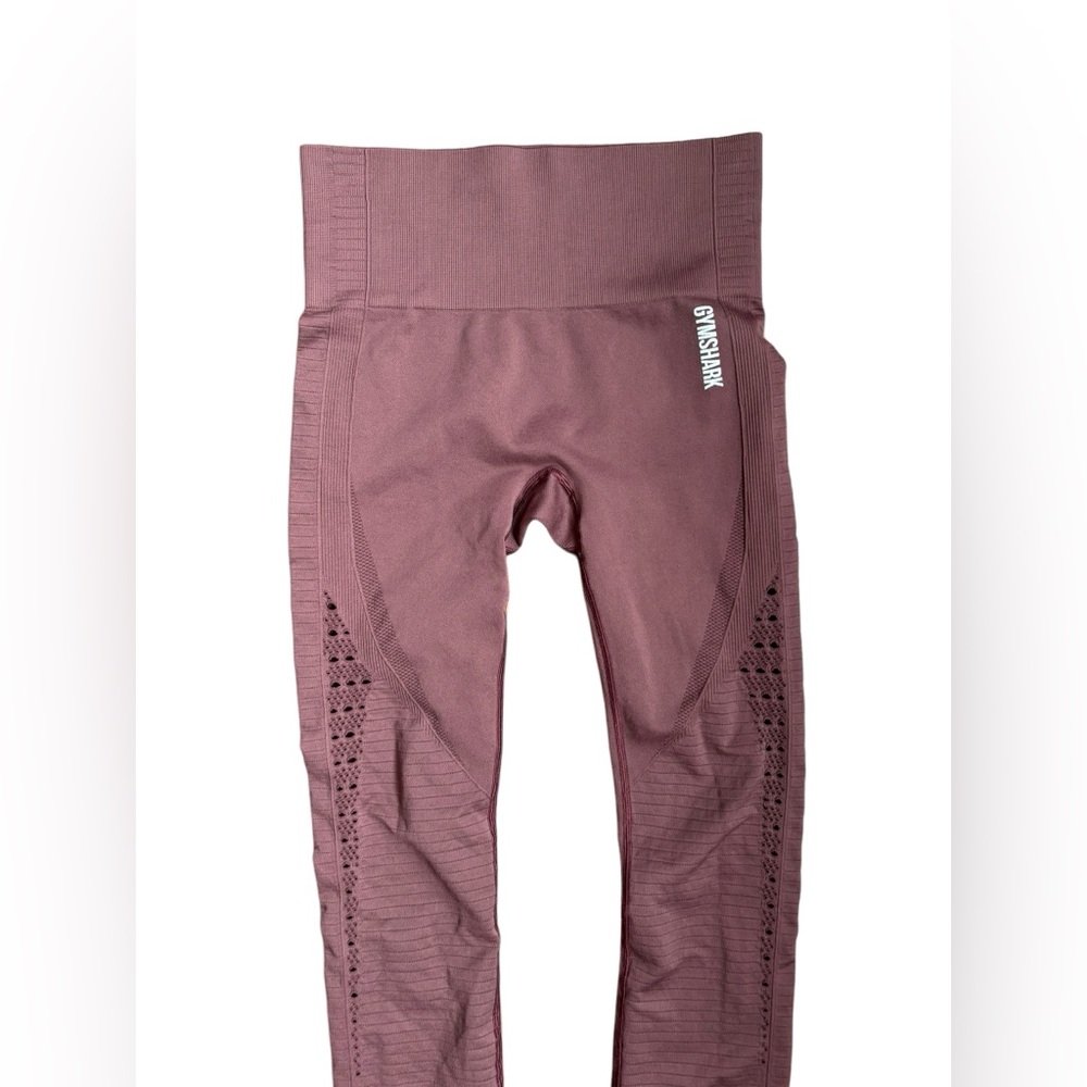 Gymshark Seamless burgundy Leggings High Waisted - Picture 2 of 9